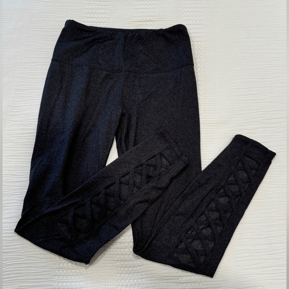 Dark Gray Legging with Detail on back of Calf XS